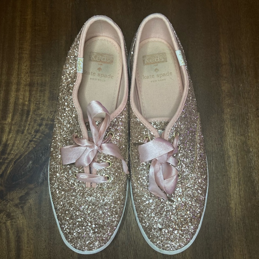Rose Gold Kate Spade Keds Size 7